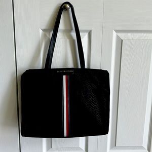 Tommy Hilfiger Satchel Handbag Purse Black